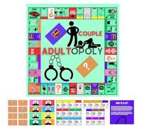 imFreienawn Couple Games For Date Paper Funny Adult Couples Night Board Games with Dares 2 Player Dating Bonding Couples Card Game for Night Clubs, Anniversary, Valentines Couple For Date