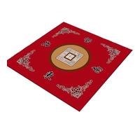 imFreienawn Mahjong Mat 32x32'' Anti Slip Mahjong Table Mat Noise Reduction for Table Soft & Wear-Resistant Game for Poker, Card, Board & Tile Games RedMahjong