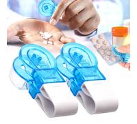 Imgjsx Portable Pill Taking, Household Appliances, Portable Pill Popper Tool, No Contact, Medicine for Elderly, Disabled - Easy to Remove Pills from Packaging (Pack of 2)