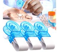 Imgjsx Portable Pill Taking, Household Appliances, Portable Pill Popper Tool, No Contact, Medicine for Elderly, Disabled - Easy to Remove Pills from Packaging (Pack of 3)