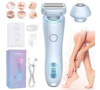 Imgjsx Silkbabe On The Go Women's Shaver, Silkbabe Shaver, Modira Mermaid Shaver, Mermaid Shaver, 2-in-1 Portable Electric Shaver for Women with Digital Display, Wet and Dry