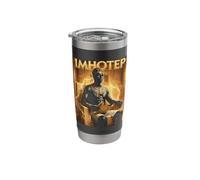 Imhotep Genuis Ancient Egyptian Kemetic African Stainless Steel Insulated Tumbler