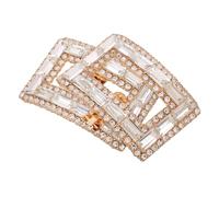IMIKEYA 1 Crystal Shoe Clips for High Heels Detachable Bridal Shoe Decorations Elegant Accessories for Weddings Special Occasions Dazzling Glass Crystal Buckles for Prom