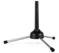 IMIKEYA 1 Pack Foldable Flute Tripod Holder Portable Bass Clarinet Stand Holder Wind Instrument Accessories Black Tripod for Oboe Saxophone Trombone