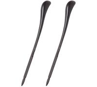 IMIKEYA 1 Pair Dulcimer Beaters Replacement Wooden Yangqin Sticks Portable Black Mallets for Dulcimer Practice Suitable for Amateurs and Professionals