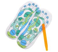 IMIKEYA 1 Pair Reflexology Socks for Foot Massage with Printing Design and Elastic Fiber Material, Simple and Convenient Design for Reflex Massage in Men and Women