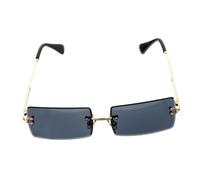 IMIKEYA 1 Pair Rimless Fashion Sunglasses for Vacation UV Protection Outdoor Eyewear Comfortable Fit for Driving Shopping Beach Parties Stylish Spectacles for Men Women
