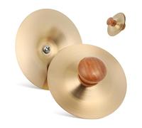 IMIKEYA 1 Pair Small Hand Cymbals Cymbals for for Marching Bands Musical Events Producing Sound Durable for Lasting Use