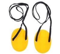 IMIKEYA 1 Pair Thickened Plastic Elliptical Stilts Balance Trainer for Yellow Enhance Visual and Social Skills for Beginners and Balance Practice