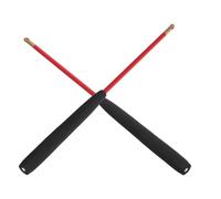 IMIKEYA 1 Pair Wear Resistant Traditional Diabolo Sticks with Ergonomic Non Slip Handles Long for Juggling Easy Thread Passing Design Construction