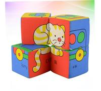 IMIKEYA 1 Set Animal Blocks Educational Jigsaw Puzzle Building Blocks for Early Learning Shape Recognition Imagination Development for Supervised Play