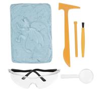 IMIKEYA 1 Set DIY Dinosaur Excavation Kit for Interactive Digging for Early Education Birthday present for Boys Enhances Fine Motor Skills and