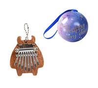 IMIKEYA 1 Set Kalimba Thumb Piano Tone Kalimba for Beginners with Solid Base Keys Lanyard Chain Portable Musical Instrument for Easy Learning and Decoration