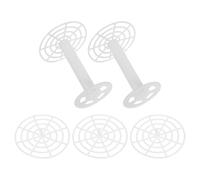 IMIKEYA 1 Set Plastic Pickle Press Mesh Plate & Adjustable Press Tool - Fermenting Jar Supplies For Canning Kimchi And Vegetable Pickling