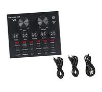 IMIKEYA 1 Set Professional Live Sound Card USB Audio Mixer for Streaming Sound Effects Compatible with Mobile for Ktv and Broadcasting Use