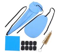 IMIKEYA 1 Set Saxophone Cleaning Kit Flute Cleaning Brush Cloth for Oboe Clarinet and Wind Instruments Durable Maintenance for Music Lovers
