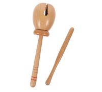 IMIKEYA 1 Set Wooden Fish Wood Block Instrument Percussion Instruments Musical Wood Percussion Instrument Musical Instrument Percussion Music Supply