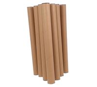 IMIKEYA 10 Pcs Cardboard Mailing Tubes with Caps Kraft Paper Poster Tubes for Shipping Documents Art Prints Blueprints Secure Storage and Protection