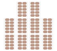 IMIKEYA 10 Sheets Breathable Flannelette Foot Patches Oval Heel Stickers Anti-Drop Rear Heel Protectors for Comfortable Wear and Blister Prevention