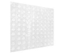 IMIKEYA 100Pcs Adhesive Bump Dots for Visually Impaired, Self-Adhesive Silicone Bumpers for Furniture, Cabinets, and Drawer Protection