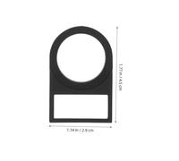 IMIKEYA 100pcs Black Plastic Push Button Switch Notice Sign Board with Buckle System for Electrical Panels Signal Light Label Tags for Industrial and Utility Cabinets Weather-resistant
