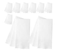IMIKEYA 100pcs Disposable Paper Napkins 17"x12" White Cloth-Texture 50g/m² Super Absorbent for Party Dinner Wedding Banquet Events and Hotel Use