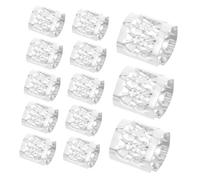 IMIKEYA 100pcs Dreadlock Hair Extension Ring Braiding Accessories Soft Metal Adjustable Hair Cuff for Dreadlocks