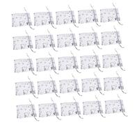 IMIKEYA 100pcs Heart Organza Pouches with Drawstring Closure Transparent Sheer Fabric Jewelry and Candy Bags for Wedding Shower Birthday Party Favors Romantic Gift Wrapping