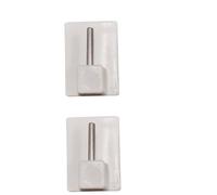 IMIKEYA 100pcs Heavy Duty Self Adhesive Wall Hooks for Curtain Bathroom Hooks Stick Wall No Nails Adhesive Extra Strong