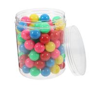 IMIKEYA 100pcs Hollow Plastic Counting Balls for Math Probability Experiments Colorful Track Balls for Elementary Counting Sorting and Educational Probability Games