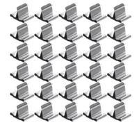IMIKEYA 100pcs Metal Candle Wick Holder Clips: Universal Wood Wick Sustainer Tabs for Candle Making and DIY - Centering Base Device Replacement Kit
