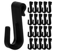 IMIKEYA 100pcs Mount for Display Cabinets Brackets for Adding Extra Shelves to Display Case Accessories Single Over Door Hanger Bathroom Use