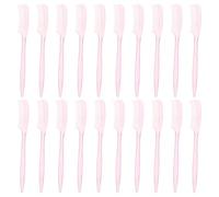 IMIKEYA 100pcs Plastic Mini Eyelash Comb and Eyebrow Brush for Lash Extension Lash and Brow Makeup with Separator and Bang Tidying Features in Pink for Daily Use