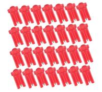 IMIKEYA 100Pcs Red Eyelash Glue Bottle Needle Pin Anti-blocking Lash Extension Supplies Compatible Universal Lash Glue Bottles
