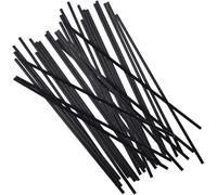 IMIKEYA 100pcs Replaceable Aromatherapy Stick Reed Diffuser Sticks Black Fiber Material Works with Fragrance Oils No Fire Needed for Living Room Decoration