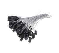 IMIKEYA 100pcs Steel Wire Security Seals Pull Tight Anti-Tamper Shipping Tags for Truck Trailer Container Black Metal Cable Seals