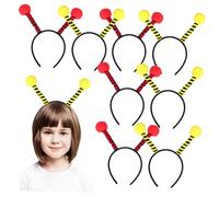 IMIKEYA 10Pcs Bee Costume Headband Fluffy Bee Antenna Hair Bands for Halloween Cosplay and Parties Fun Accessories for Adults for Group Celebrations