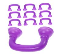 IMIKEYA 10pcs Boys and Girls Toy Phone Set for Toddler Pretend Play and Speech Development, Purple Simulated Handset Toys for Early Education and Pronunciation Training in Classroom and Home