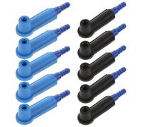 IMIKEYA 10pcs Brake Bleeder Adapter Tool for Brake Fluid Suction Pipes Made of Plastic with Leak Prevention and Easy Identification for Automotive Repair