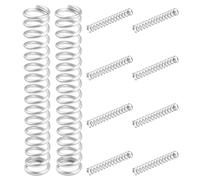 IMIKEYA 10pcs Compression Spring - Mini Stainless Steel Coil Springs - 15/64"OD, 1/36" Wire Diameter, 1- 3/16" Length - for Nutcracker Pliers Pruner Scissors