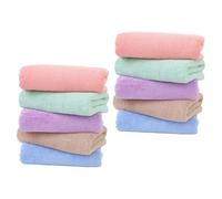 IMIKEYA 10pcs Flannel Bedding for Small Pets Hamsters and Rabbits, Washable and Easy to Clean Soft Fleece Cage Liners, Warm and Cozy Small Animal Bed Mats for Guinea Pigs and Dwarf