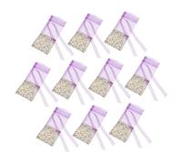 IMIKEYA 10pcs Lavender Sachet Bags Organza Herb Bags Drawstring Closure for Aromatic Storage Empty Scented Sachets for Lavender Dried Herbs and Items for Closets and Everyday Organization