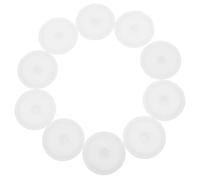 IMIKEYA 10pcs Lint Roller Covers Plastic Universal Fit Simple Installation White Hair Remover Protective Accessory for Clothes Carpets
