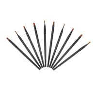 IMIKEYA 10Pcs Makeup Eye Brushes, Cosmetics Brush for Eyelids, Wood Handle Artificial Fibre, Eye Shadow Applicator for Daily Use, Skin-Friendly
