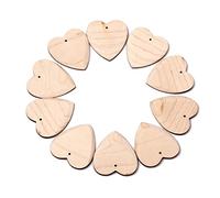 IMIKEYA 10pcs Maple Wood Heart Shape Guitar Picks Acoustic Bass Guitar Plectrum Ukulele Accessories