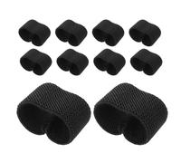 IMIKEYA 10pcs Nylon Elastic Belt Loop Keepers for Men Secure Grip and Low Friction Strap Holders Compatible with Duty Belts and Backpack Straps for Camping Trips and Work