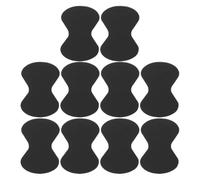 IMIKEYA 10pcs Silicone Guitar Pick Anti-slip Sticker Black Non-slip Gripper Convenient to Store Anti-slip Supplies for Guitar Accessories