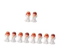 IMIKEYA 10pcs Small Praying Angel Statue Adorable Angels Figurine for Home Decorations Cute Model for Desktop Craft Garden Sculpture Statue