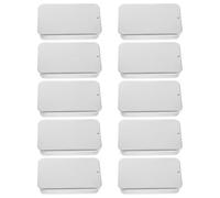 IMIKEYA 10pcs Small Tin Box Rectangular Sliding Lid Iron Box for Storage Christmas Candy Portable Storage