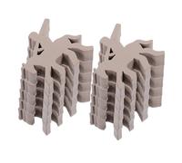 IMIKEYA 10pcs Wooden Chess Pieces Smooth Finish Replacement Game Pieces for Board Games for Role Playing Scenarios and Accessories